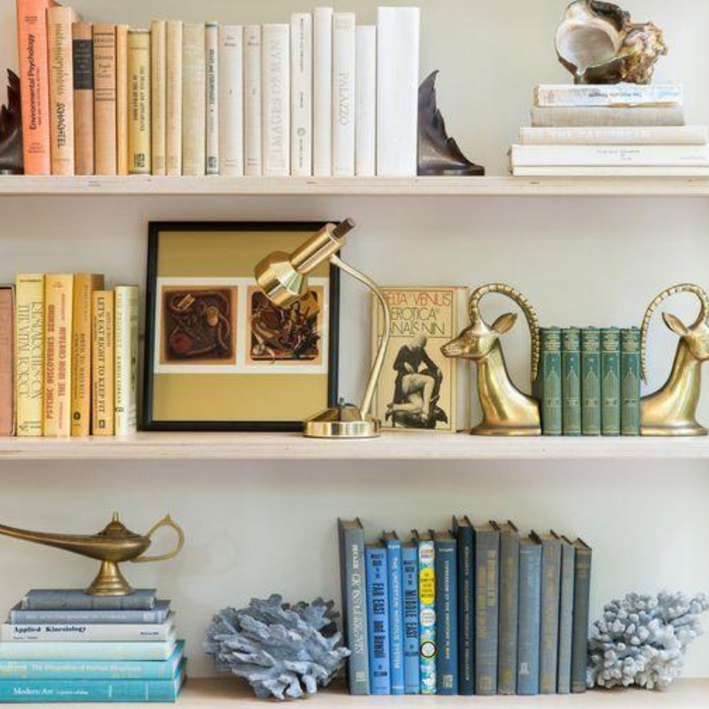 3 Great ways to decorate with books.