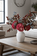 Christmas Faux Flower Arrangements - The Irish Country Home