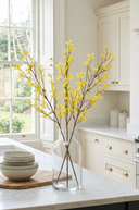 Faux Forsythia Spray Yellow