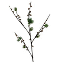 Faux Larch Branch with Cones and Moss 75cm