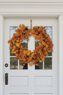 Autumn Maple Jute Wreath 71cm - The Irish Country Home