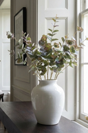 Faux Burgundy & Green Eucalyptus