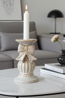 Bow Candle Holder 15cm