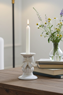 Bow Pillar Candle Holder, 12m