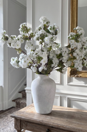 Faux White Cherry Blossom Spray