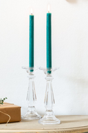 Glass Candlestick Clear