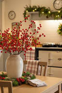 Faux Red Berry Branch