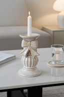 Bow Pillar Candle Holder, 12m