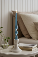 MÆGEN Twist Taper Candles - 3 Pack - Cornflower blue