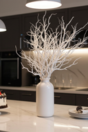 White Decorative Branch Pair