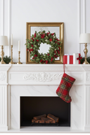 Artificial Eucalyptus and Red Berry Wreath