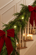 Deep Red/Burgundy Velvet Christmas Bow With Clip 68cm