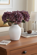 Faux Dried Plum Hydrangea Stem