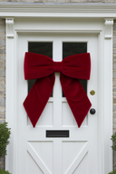 Deep Red/Burgundy Velvet Christmas Bow With Clip 68cm