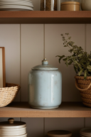 Rustic Jar With Lid