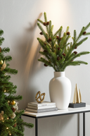 Faux Pine branch with cones 76cm