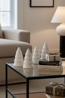 Glazed White Tree 12cm