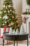 Glazed White Tree 12cm