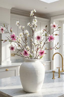 Faux Magnolia Spray Pink