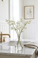 Faux Small White Sweet Pea - The Irish Country Home