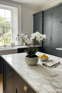 White Orchids in Clay Pot 47cm - The Irish Country Home