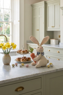 Fabric Bunny Rabbit Figure With Carrot