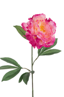 Faux Dark Pink Peony