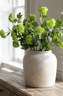 Faux Vivid Green Viburnum Spray - The Irish Country Home