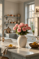 Faux Fresh Touch Rose Pink Melon - The Irish Country Home