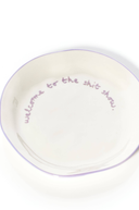 Statement Plate - 'welcome to the shit show.'