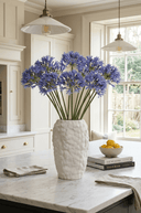 Faux Large Agapanthus Blue 80cm - The Irish Country Home