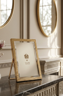 Gold Metal Photo Frame 4x6 inch