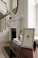 Beige & Gold Enamel Photo Frame 5x7 Inch