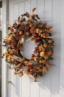 Autumn Daisy & Berry Wreath 60cm - The Irish Country Home