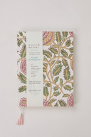 Block Printed Ruled Notebook (A5) - Marigold Glitz Blush - The Irish Country Home