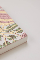 Block Printed Ruled Notebook (A5) - Marigold Glitz Blush - The Irish Country Home