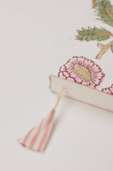 Block Printed Ruled Notebook (A5) - Marigold Glitz Blush - The Irish Country Home