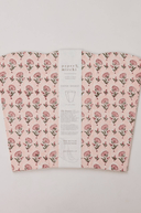 Pink Floral Block Print Paper Basket - The Irish Country Home