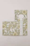 Block Printed Tissue Box - Wild Rose Buttercream - The Irish Country Home