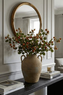 Faux Rosehip And Faux Silk Foliage Spray - The Irish Country Home