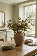 Faux Rosehip And Faux Silk Foliage Spray - The Irish Country Home