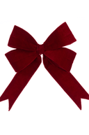 Red Velvet Bow 35cm - The Irish Country Home