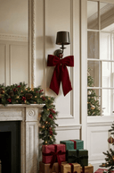 Red Velvet Bow 38cm - The Irish Country Home