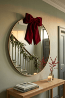Red Velvet Bow 38cm - The Irish Country Home