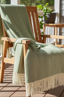 Supersoft Lambswool Throw Landscape Green