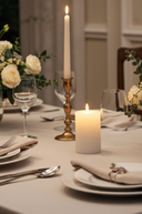 White LED Candle 12.5cm