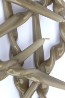 MÆGEN Twist Taper Candles - 3 Pack - Mink