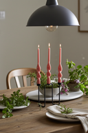 MÆGEN Twist Taper Candles - 3 Pack - Plaster Pink