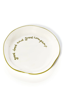Statement Plate - 'Good Food and Good Company.'