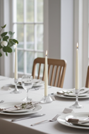 Ivory Taper Candle Set of 2